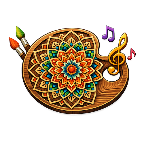 Mandala Wood Art Notes