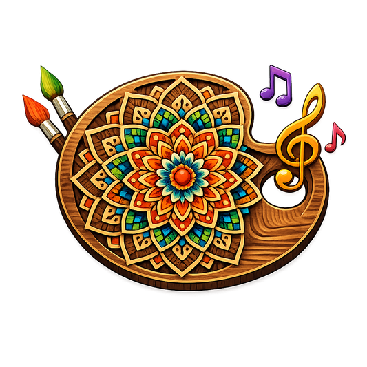 Mandala Wood Art Notes